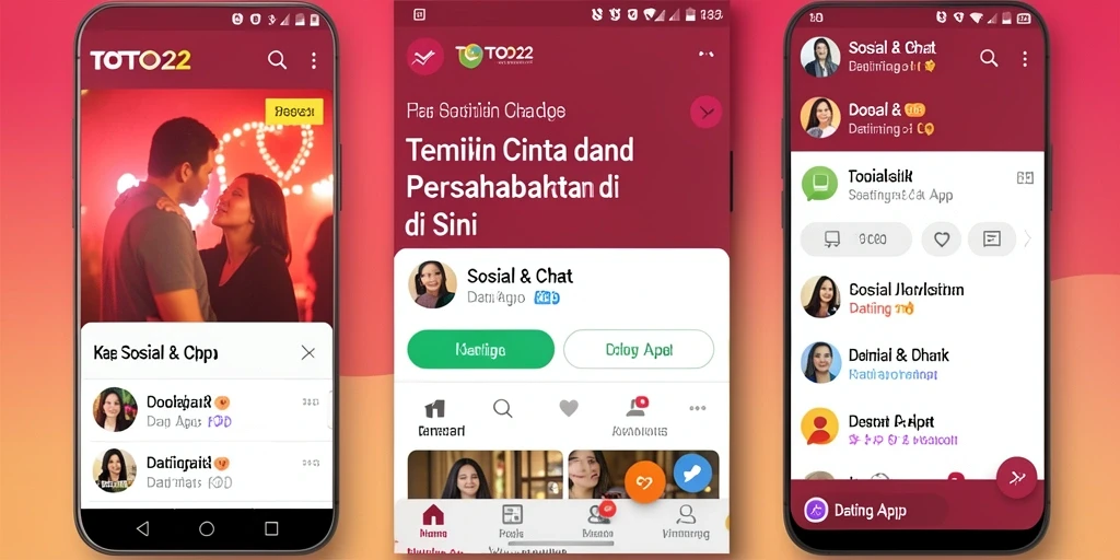 Tampilan antarmuka TOTO22 yang menarik dan fungsional untuk pencarian pasangan.