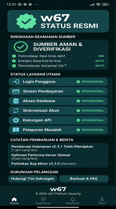 Kanal Resmi w67 untuk Pengguna Android Indonesia